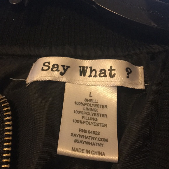 Black & Gold Bomber Jacket - Picture 4 of 5